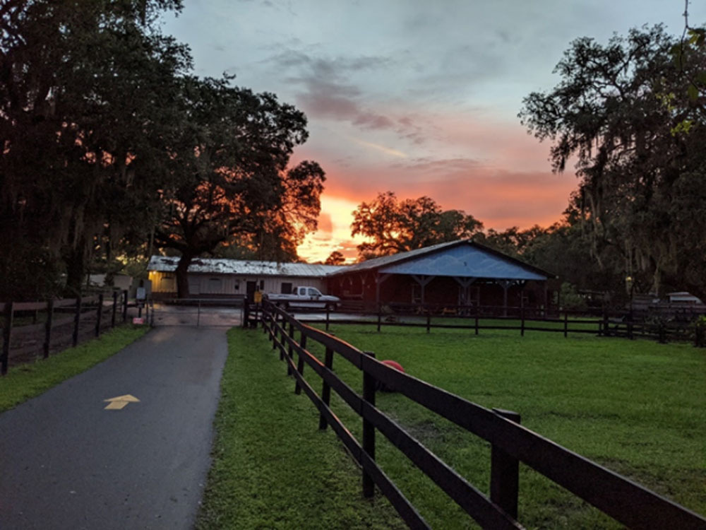 Beautiful sunset over Hope Ranch